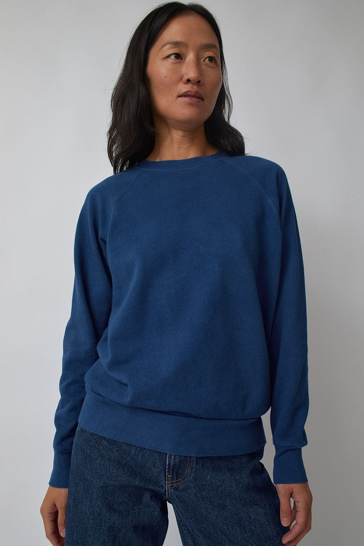 Garment dyed Summer Wool crewneck Sweater