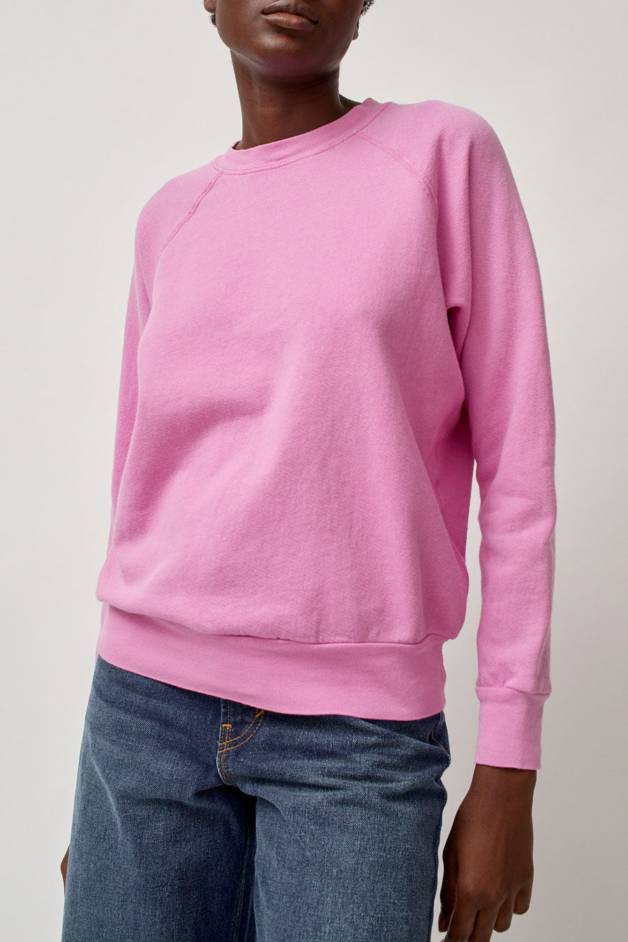 B Sides Crewneck Sweatshirt in Ziggy Pink