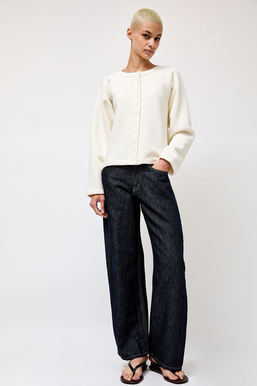 B Sides Floppy Jean in Indigo Rinse