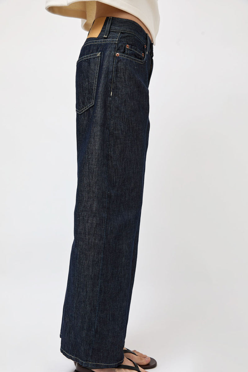 B Sides Floppy Jean in Indigo Rinse