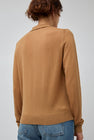 B Sides Knit Polo in Camel