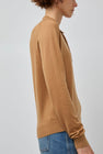 B Sides Knit Polo in Camel