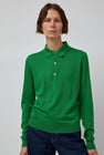 B Sides Knit Polo in Green