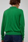 B Sides Knit Polo in Green