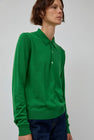B Sides Knit Polo in Green
