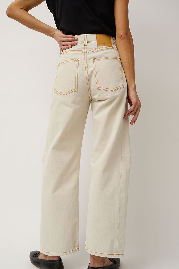 B Sides Slim Lasso Jean in Tile White