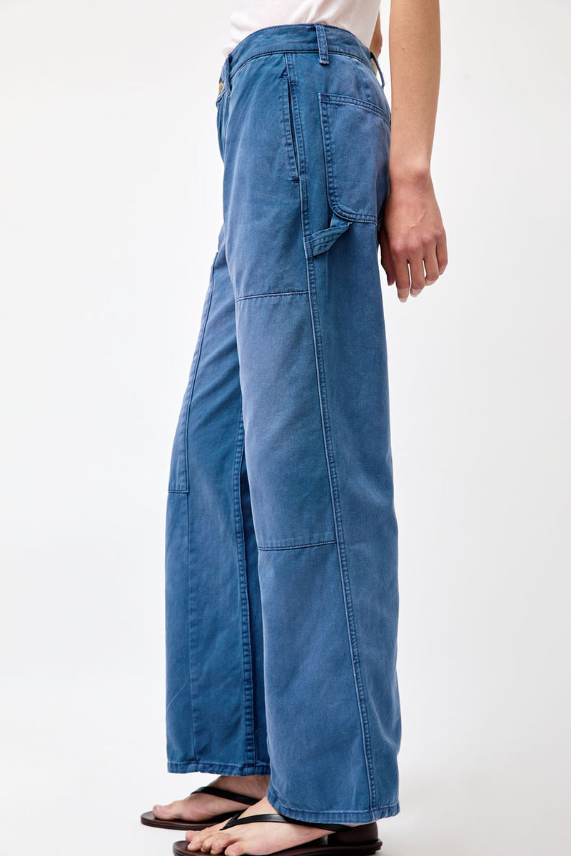 B Sides Painter Jean in Delft Blue
