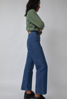 B Sides Plein High Rise Straight Jean in Bessette Blue