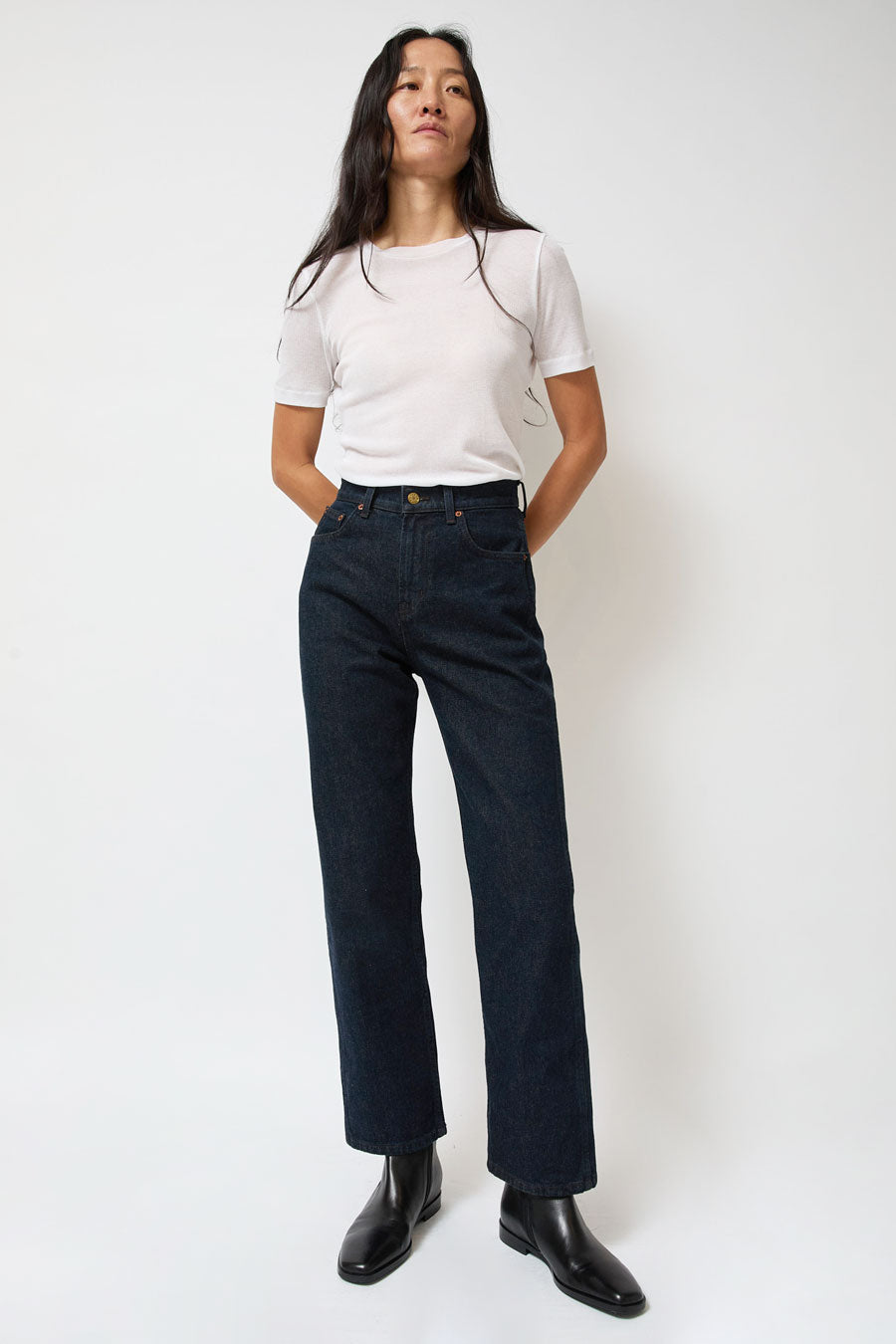 B Sides Plein Jean in Indigo Brown Rinse