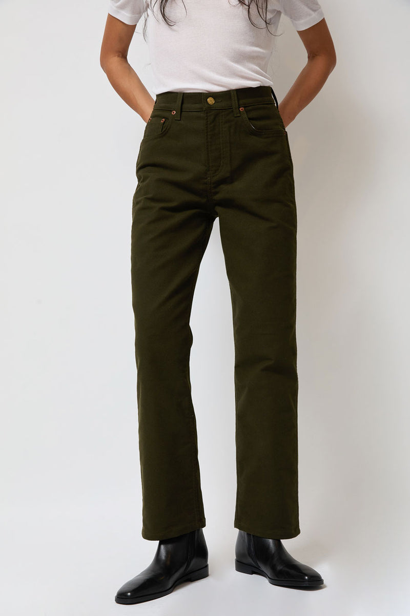 B Sides Plein Jean in Olive