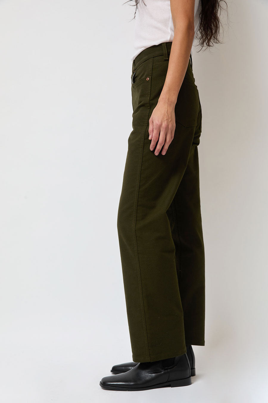 B Sides Plein Jean in Olive
