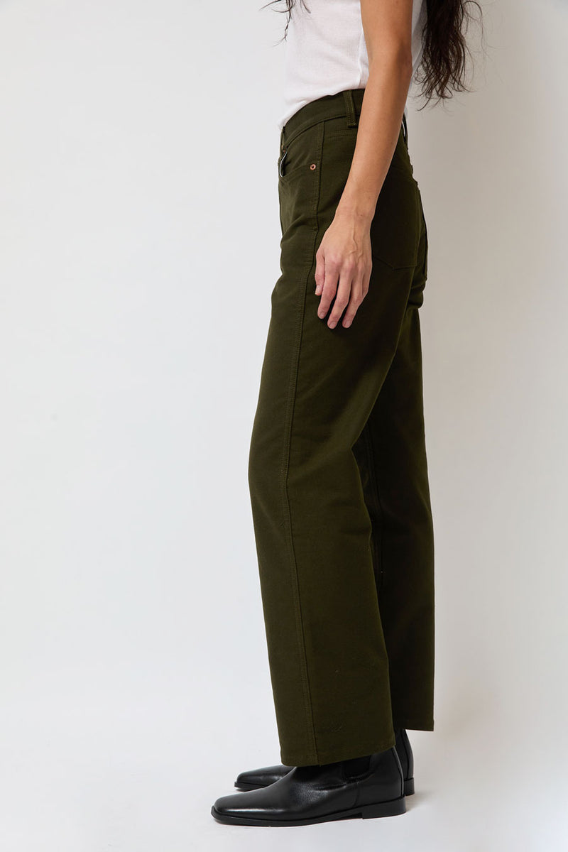 B Sides Plein Jean in Olive