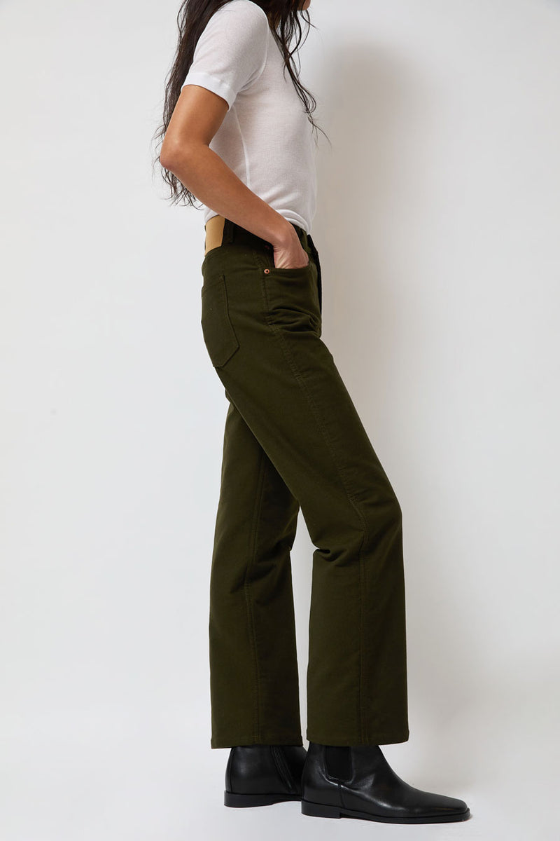B Sides Plein Jean in Olive