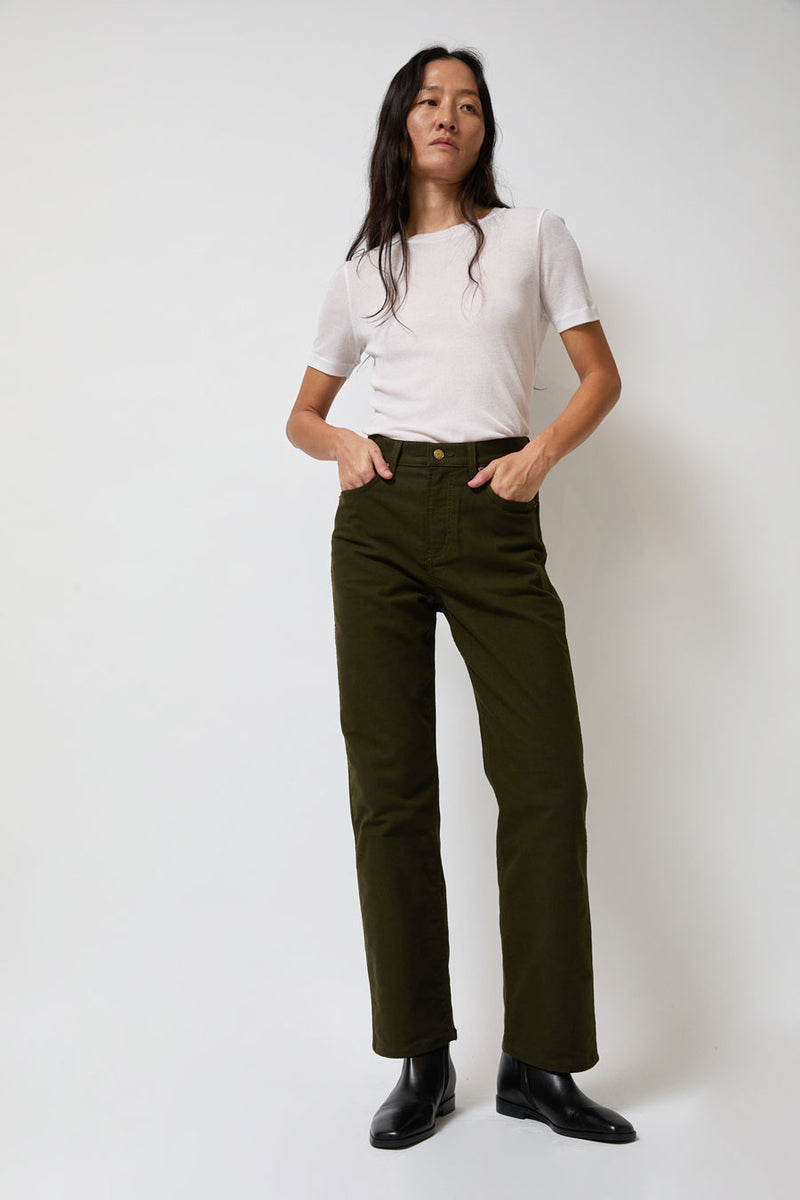 B Sides Plein Jean in Olive