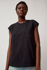 B Sides Pocket Tank in Stil Black