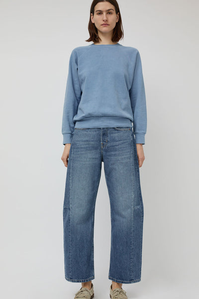 【SATIIIZ】Beos Siwa Washing Banding Denim Pants SATIIIZ (サティーズ) - ベオスシワウォッシュ加工バンディング