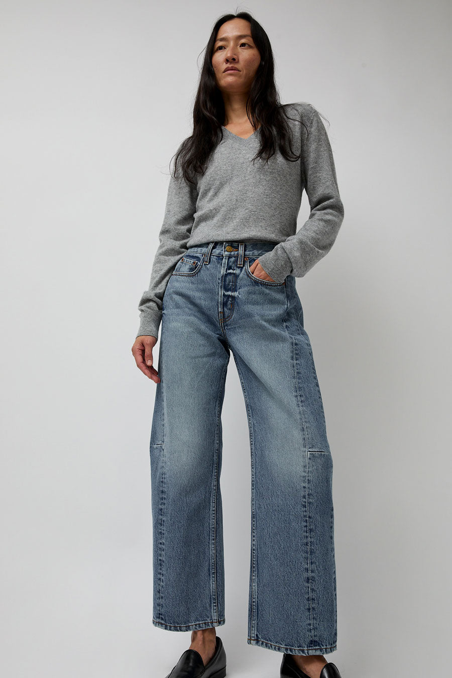 B Sides Slim Lasso Jean in Tate Vintage