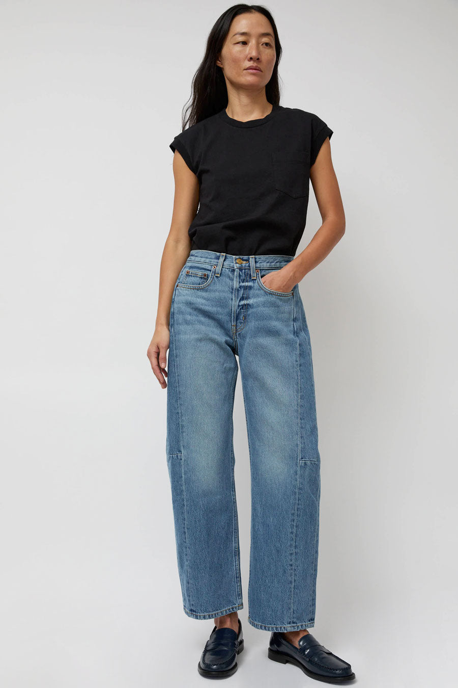 B Sides Slim Lasso Jean in Tate Vintage