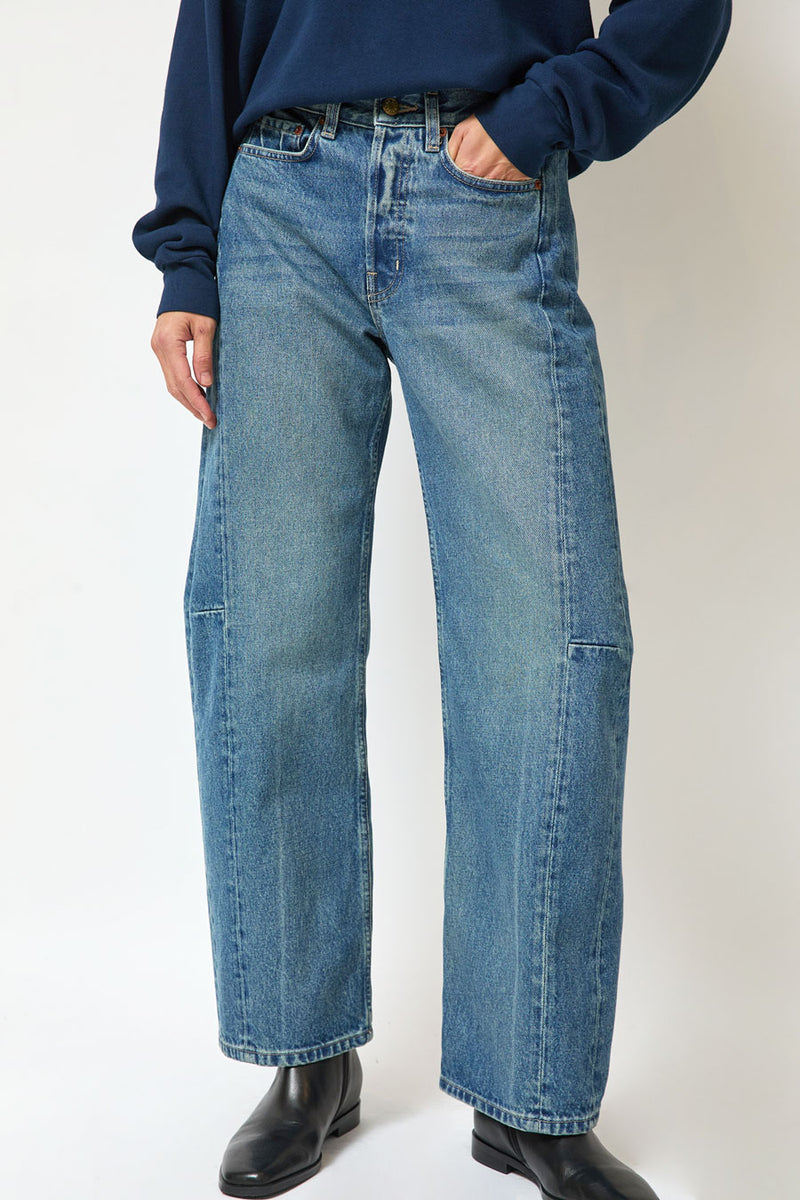 B Sides Slim Lasso Jean in Vista Blue