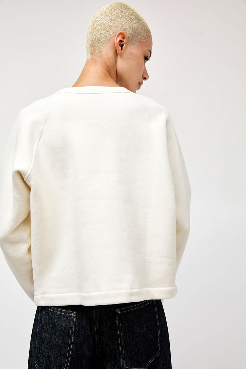 B Sides Snap Cardigan in Oyster