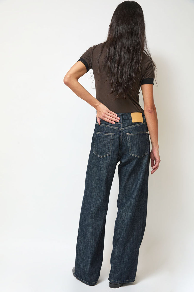 B Sides Vic Jean in Rinse Indigo