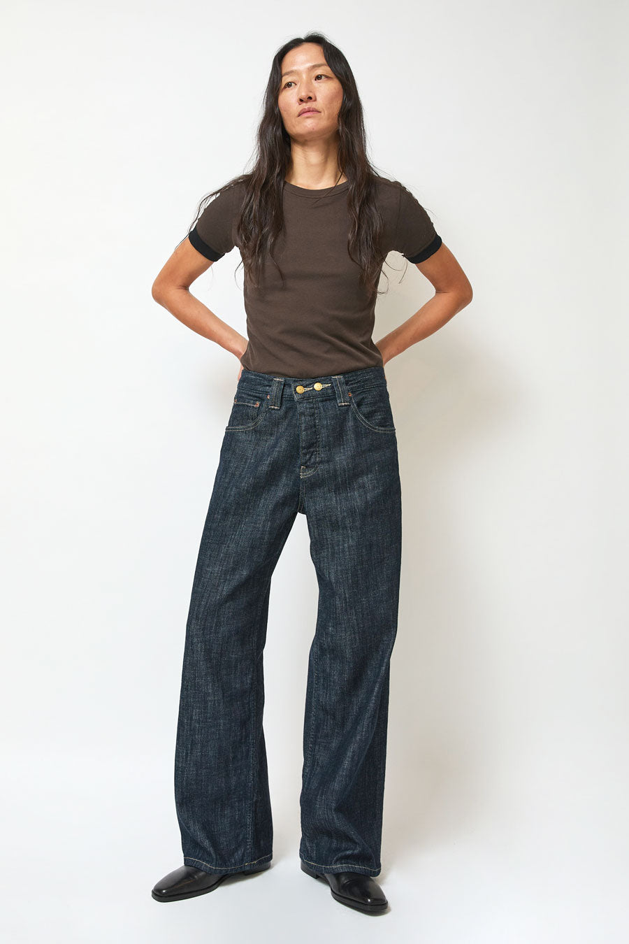 B Sides Vic Jean in Rinse Indigo