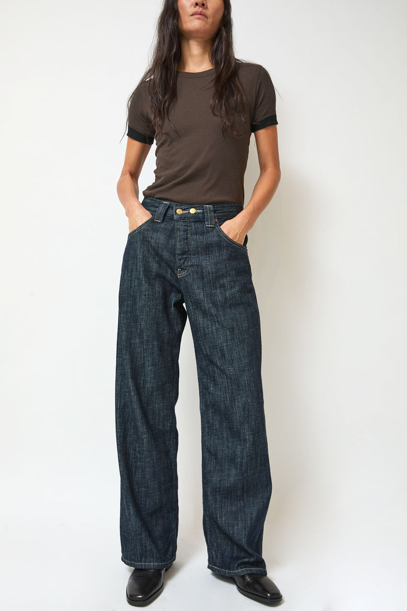 B Sides Vic Jean in Rinse Indigo