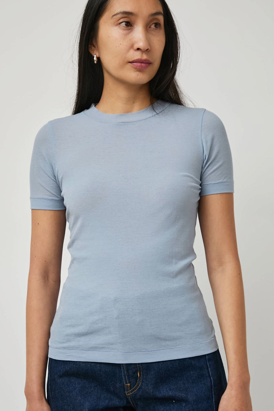 B Sides Vivien Tee in Steel Blue