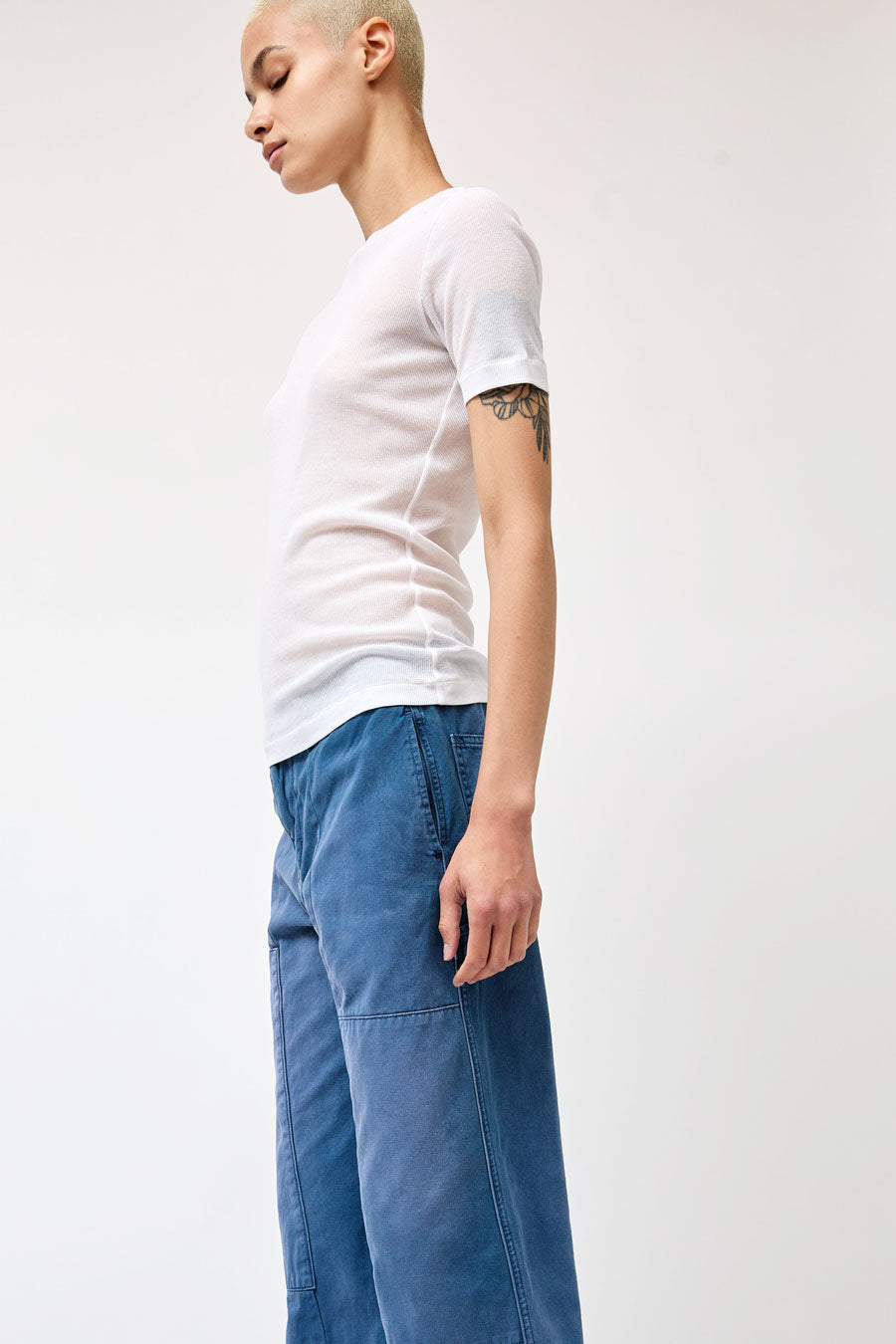 B Sides Vivien Tee in White