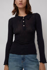 Baserage Dual Long Sleeve Tee in Murano Navy