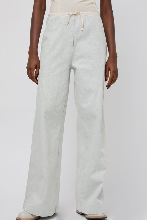 Baserange Arthur Pants in Ecru Denim