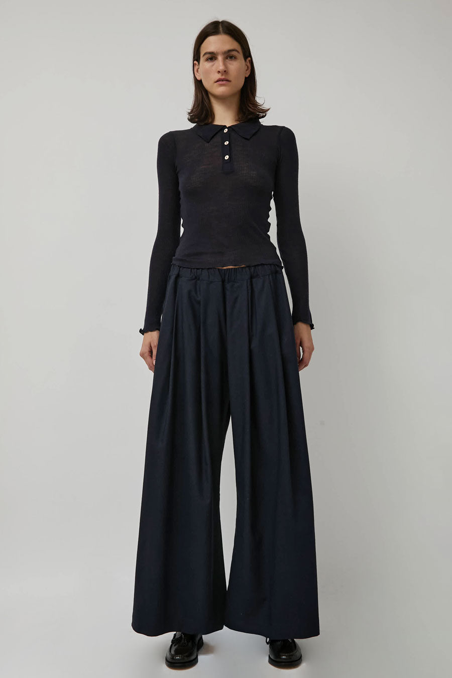 Baserange Avi Pants in Darma Navy