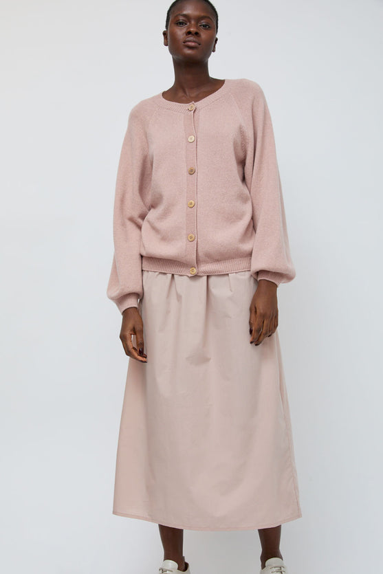 Baserange Cable Skirt in Cantil Pink