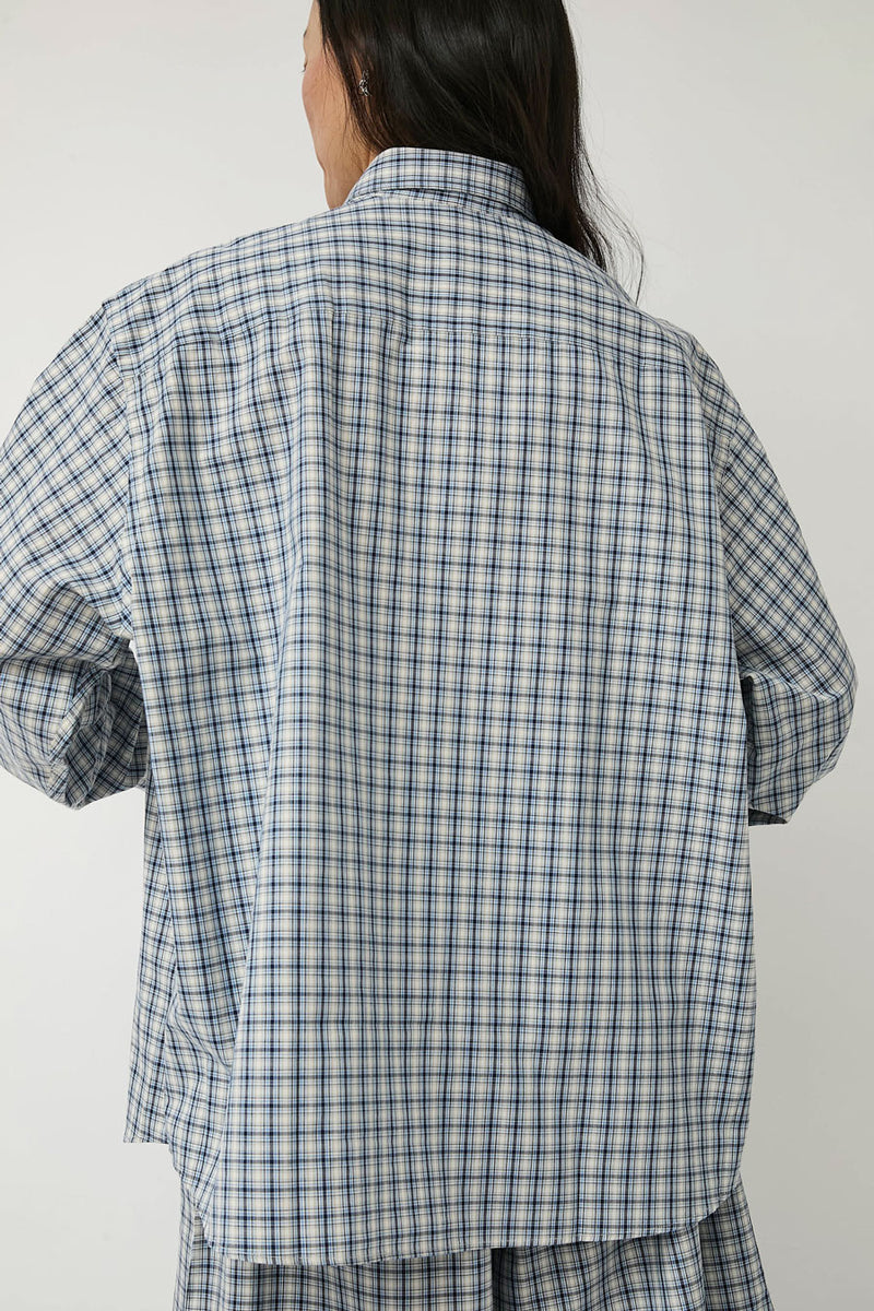 Baserange Claude Shirt in Blue Check