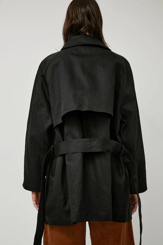 Baserange Clavo Coat in Black