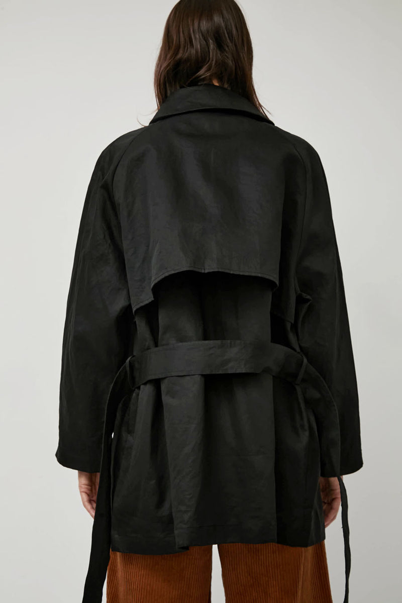 Baserange Clavo Coat in Black