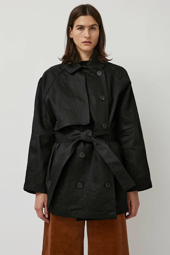 Baserange Clavo Coat in Black