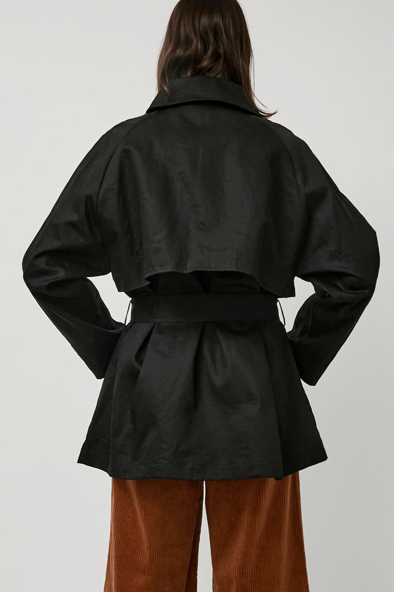 Baserange Clavo Coat in Black