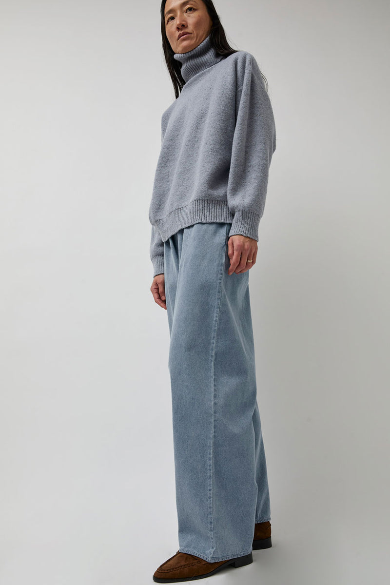Baserange Cravat Pants in Light Blue Wash
