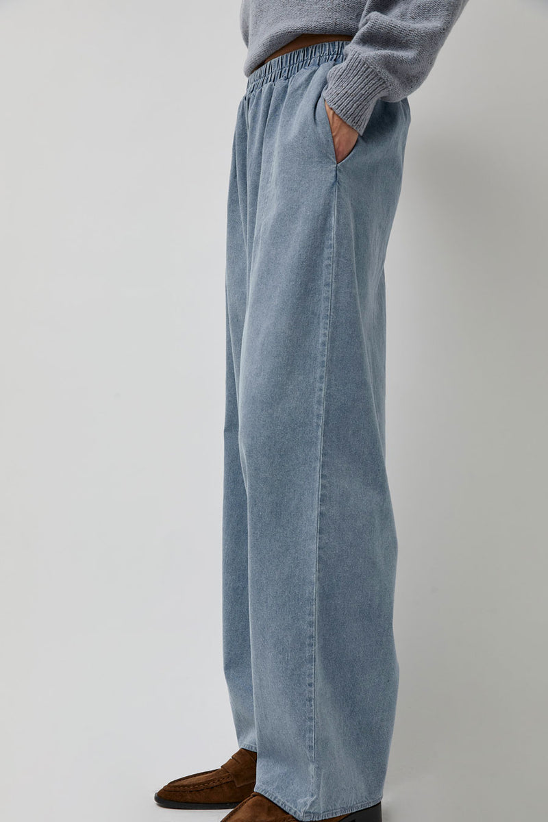 Baserange Cravat Pants in Light Blue Wash