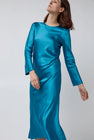 Baserange Dydine Long Sleeve Dress in Ora Blue