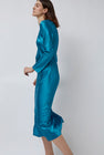 Baserange Dydine Long Sleeve Dress in Ora Blue