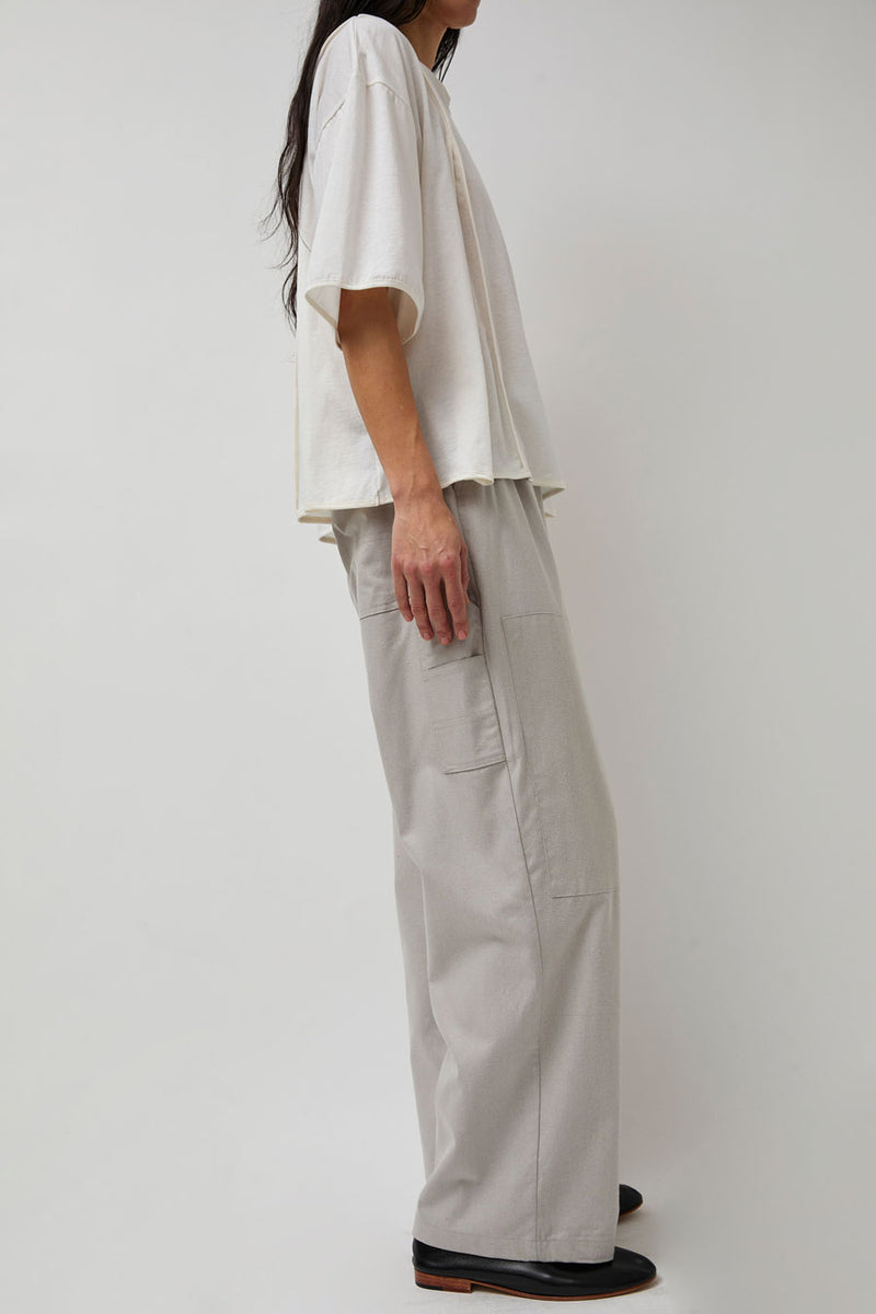 Baserange Gren Pants in Prun Grey