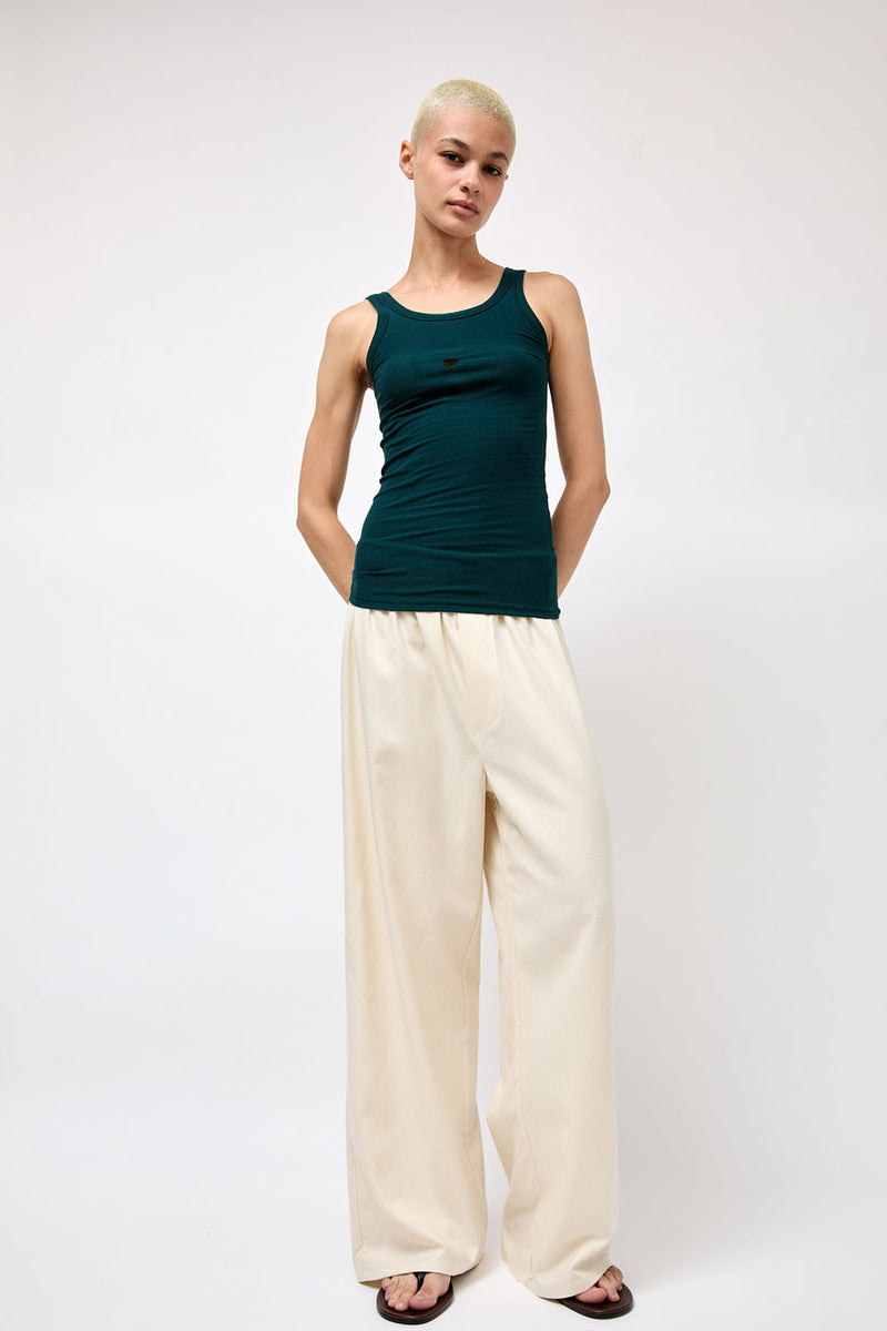 Baserange Heart Tank in Hirsu Green