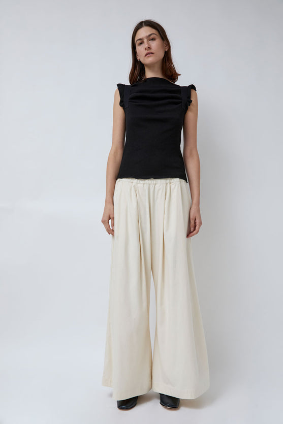 Baserange Lud Top in Black
