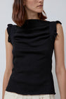 Baserange Lud Top in Black