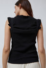 Baserange Lud Top in Black