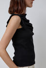 Baserange Lud Top in Black