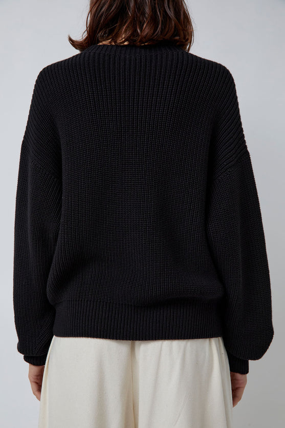 Baserange Mea Pullover in Black