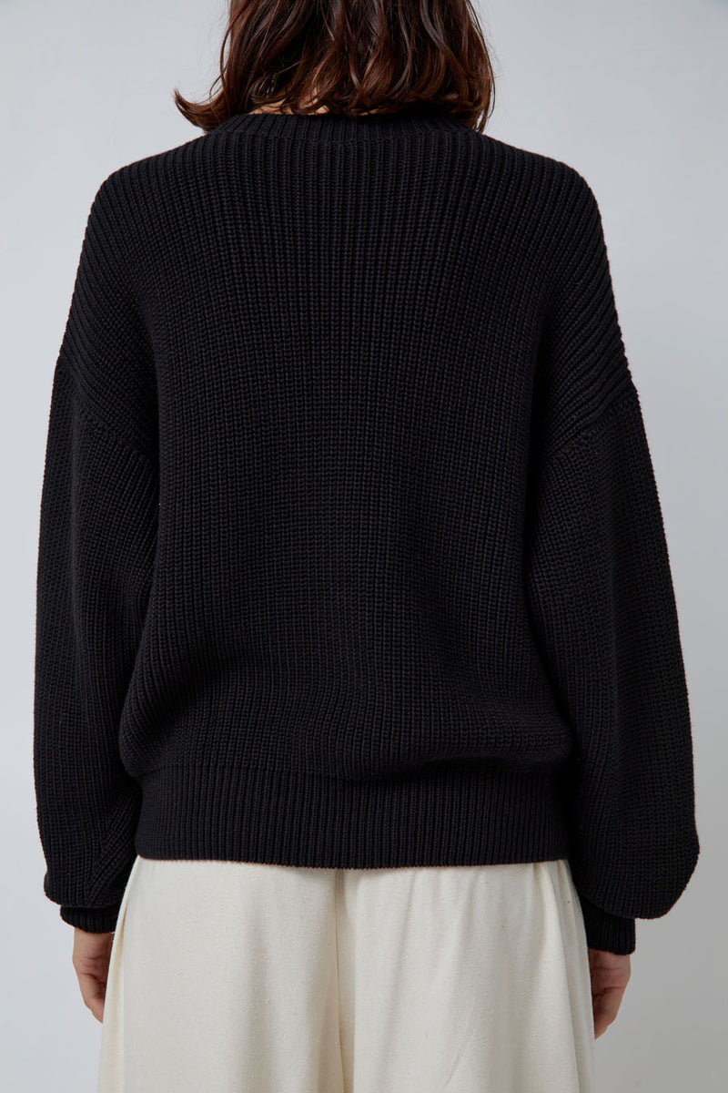 Baserange Mea Pullover in Black